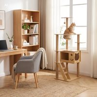 Nouveau Nid pour Chat en Bois Multi-Niveaux et Arbre à Chat Durable pour l'Escalade – Vente en Gros Fabricant