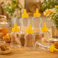 Bouchon de bouteille à pression antidérapant côtelé hermétique pour miel, huile, sauces, restauration, vente en gros