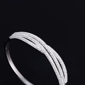 Proveedor OEM de Joyería, Pulseras para Mujer, Circonita Cúbica 3A+, Dijes con Incrustaciones de Circonita, Pulseras de Acero Inoxidable para Mujer - Product Image 2