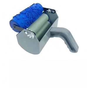 Rouleau de <span class=keywords><strong>peinture</strong></span> décoratif industriel en caoutchouc de haute qualité de 5 pouces, outil de <span class=keywords><strong>peinture</strong></span> murale à motif couleur unique pour texture, vente en gros, bricolage à domicile - Product Image 1