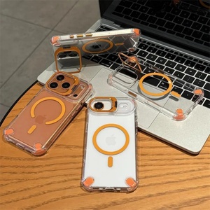 Funda Magnética de Lujo para iPhone 17 Pro Max, Antigolpes, con Protección de Cuatro Esquinas y Soporte Metálico para Lente, Compatible con Apple 16 - Product Image 5