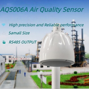เครื่องตรวจวัดคุณภาพอากาศขนาดกะทัดรัด AQS006AS รองรับ MODBUS เครื่องตรวจจับคุณภาพอากาศ CO SO2 O3 NO2 Pm2.<span class=keywords><strong>5</strong></span> Pm10 เซ็นเซอร์ตรวจวัดคุณภาพอากาศภายนอกอาคาร - Product Image 1
