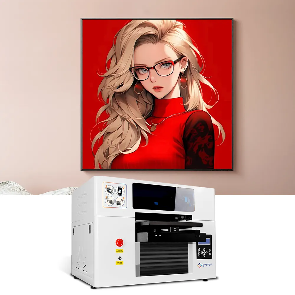 Freundliche Wand druckmaschine 3D Vertikaler Drucker/3D-Hintergrund Digitaler Lack Inkjet UV-Drucker für mobile Hülle