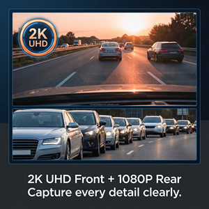 Dash <span class=keywords><strong>Cam</strong></span> 4G LTE All-in-<span class=keywords><strong>One</strong></span> a 2 Canali 2K+1080P con GPS per Auto Piccole - Product Image 3