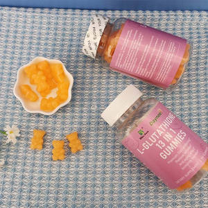 Fabrikant Groothandel OEM Private Label Biologische <span class=keywords><strong>L</strong></span>-glutathion Collageen Huidverlichtende Verhelderende Glutathionen 13-in-1 Gummies - Product Image 2
