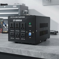 Transformateur élévateur et abaisseur de tension DT-5000VA 110V 220V, convertisseur de tension multi-prises pour appareils électriques domestiques et de voyage, certifié