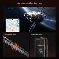 Nuevo teléfono resistente Original Oukitel Wp55 Pro 6,6 "Fhd + 120Hz 16GB 512GB 32mp + 108mp 11000mAh 33W 5g NFC GPS teléfono móvil resistente