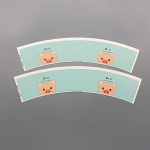 Gobelet en papier à double paroi imprimé sur mesure pour boissons chaudes/froides, thé au lait, café, crème glacée, collation, nouilles - Revêtement PE double face de qualité alimentaire - Product Image 1