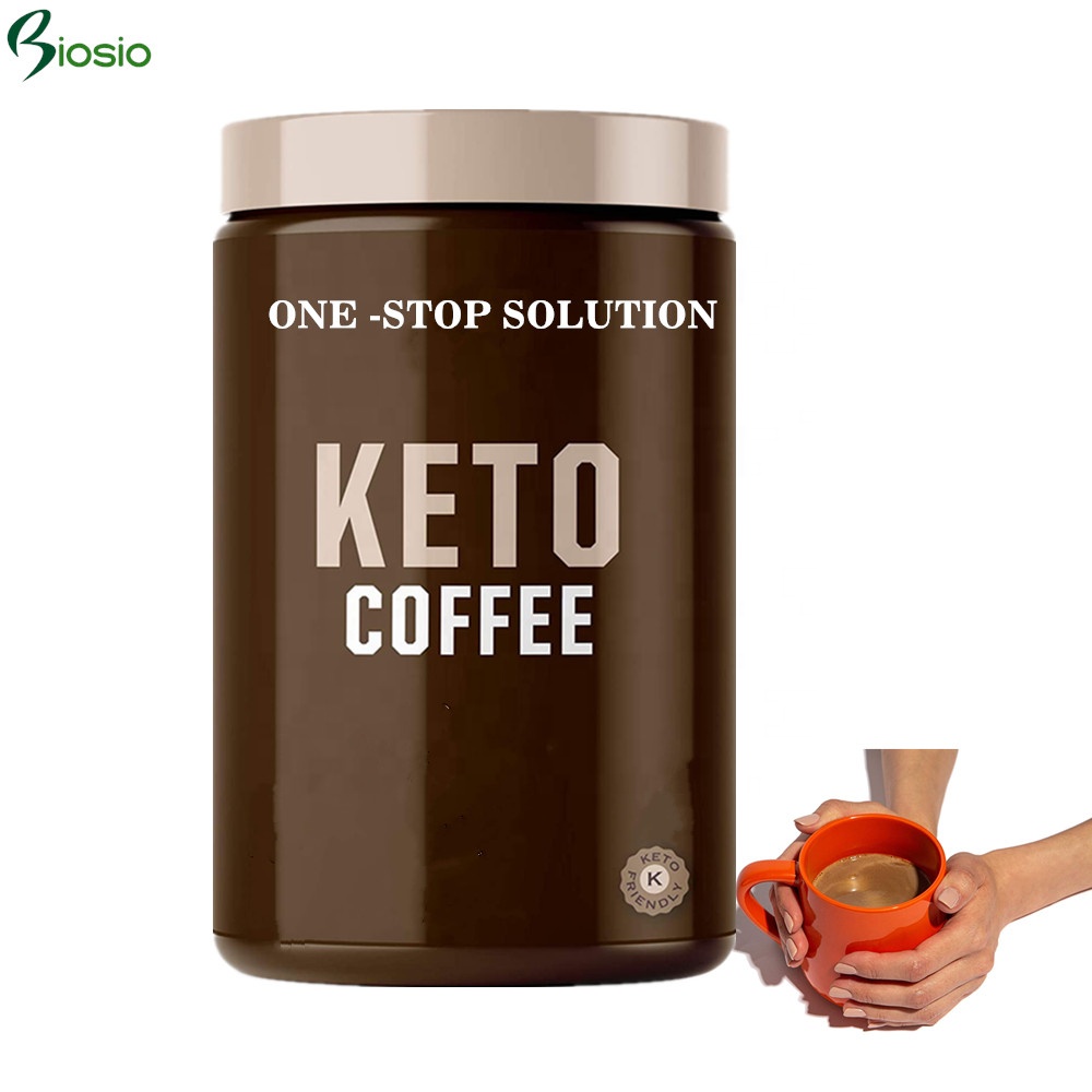 OEM/ODM Produk Suplemen Makanan Keto Diet Instan Keto MCT Collagen Slimming Coffee Powder Penurun Berat Badan