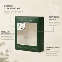 Caja de Exhibición para Cosméticos, Kit de Cartón Personalizado con Bandeja de Plástico, Fabricación Directa de Fábrica, Personalizable