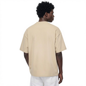 Camiseta Extra Grande Personalizada con Bordado para Hombre, 100% Algodón, Cuello Redondo, Manga Corta, Estilo Urbano - Product Image 4