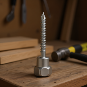 Tornillo para Madera de Acero Galvanizado de 10 x 2 Pulgadas para Unión de Madera - Product Image 3