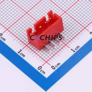 ZX-XH2.54-4PWZ-R Wire-to-Board Pin Header Bent Lead Through Hole,P=2.5mm Connector 1x4P 2.5mm Right Angle Insert XH - Product Image 1