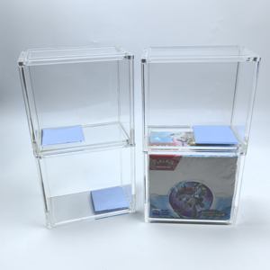 Protection Acrylique Etb, Boîte Acrylique Empilable, Étui Acrylique |   Boîte transparente anti-UV à fermeture magnétique pour collection de cartes Pokémon ETB - Product Image 1