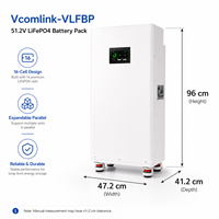 Livraison Gratuite Stock UE Powerwall 15KW 16KW 8000 Cycles 51.2V 280AH 314Ah Batterie LiFePO4 Batterie Solaire de Secours