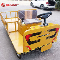 Chariot de transport électrique à plateau plat de 1000 kg pour entrepôt logistique, vente chaude