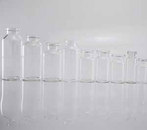 Botellas de Vidrio Transparente Ámbar de Dos Tonos para Almacenamiento, Tapas Metálicas de Colores Surtidos, Diseños Lineales y en Grupo Sin Impresión - Product Image 2