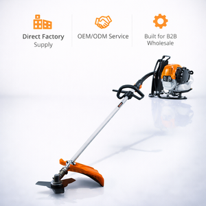 Débroussailleuse à dos thermique MYOYT GBC4302K 43cc 1.25kW, moteur 2 temps refroidi par air, lame 255mm 3T pour herbe, mauvaises herbes et broussailles - Product Image 1