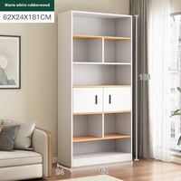 Bibliothèque de grande capacité, bibliothèque moderne multifonctionnelle pour salon, étagère à livres en bois avec tiroirs