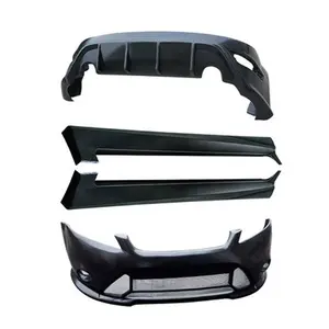 Hoge Kwaliteit Injectie Pp Auto Bumpers Voor Ford Focus 2005-2014 Upgrade Rs Stijl Voorbumper Achterbumper Zijschorten