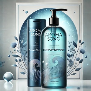 Conjunto de cuidado del cabello de sal marina de 750 ml de alta calidad, gel de champú reparador nutritivo con etiqueta privada - Product Image 4