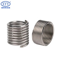 Fixations filetées en fil d'acier inoxydable, inserts filetés sans queue pour applications industrielles de visserie
