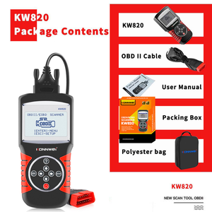 Máy Quét Ô Tô KONNWEI KW820, Công Cụ Chẩn Đoán OBD2 Lùi Lại Đầu Đọc Mã LCD Thích Hợp Cho Xe Chạy Xăng Và Xe Diesel 12V - Product Image 4