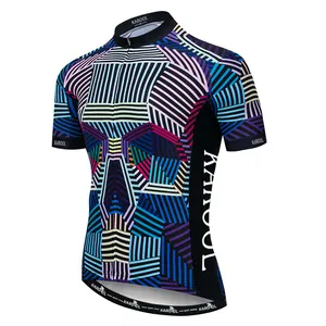 Karool nueva llegada verano corto Jersey de bici 100% poliéster hombre ciclismo vestido