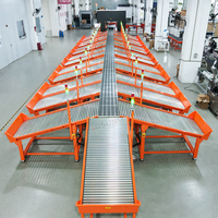 Équipement de tri logistique automatisé, dimensionnement et pesage dynamiques des colis DWS, trieuse à convoyeur haute vitesse à 26 sorties pour