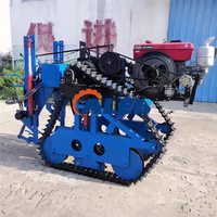 Machine de récolte d'oignons verts et de gingembre autopropulsée à haute efficacité