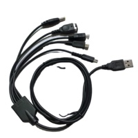 Câble de charge USB 5 en 1 de haute qualité pour Nintendo DS Lite pour NDS pour GameBoy Advance GBA SP Câble USB pour PSP