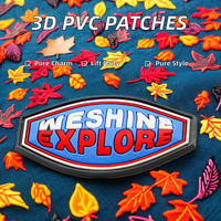 Étiquettes personnalisées Weshine avec logo de marque, écologiques, en relief 3D, pour chaussures, découpées à chaud, enroulées, en caoutchouc/silicone/PVC, en soie