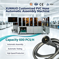 Machine de montage automatique de tuyaux en PVC industriels XUNNUO, conception personnalisée, moteur PLC 3000W avec garantie complète