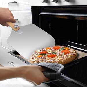 <span class=keywords><strong>Pala</strong></span> de <span class=keywords><strong>pizza</strong></span> de aluminio resistente a altas temperaturas con mango de madera plegable giratorio desmontable <span class=keywords><strong>para</strong></span> hornear <span class=keywords><strong>pizza</strong></span> y pan caseros - Product Image 3