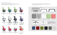 Chaise de bureau pivotante à siège souple réglable en hauteur, vente directe d'usine, chaise de bureau confortable pivotante pour ordinateur