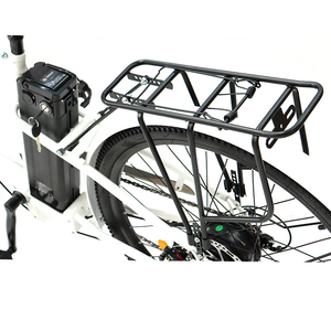 Vélo électrique en acier blanc à cadre courbé 36V 250W pour hommes et femmes, fabriqué en Chine - Product Image 5
