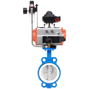 Actuador Neumático de Doble Acción con Retorno por Resorte, de Hierro Fundido, con Asiento de PTFE, DN125 DN80 PN16, 3 Pulgadas - Product Image 2