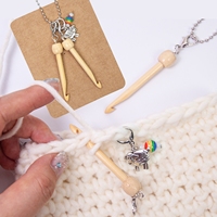 Nouvel Arrivage : Kit d'aiguilles à crocheter et à tricoter MINI avec marqueurs de mailles pour adultes – Accessoire de couture – Vente directe usine