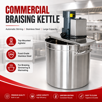 Marmite de cuisson industrielle en acier inoxydable pour bœuf, porc et poulet braisés – Machine de cuisson commerciale