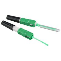 Conector Rápido SC APC para Empalmes FTTH, Conector de Fibra Óptica SC APC UPC