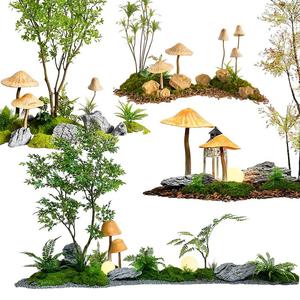 Panel <span class=keywords><strong>de</strong></span> Hongos Artificiales para Fondo <span class=keywords><strong>de</strong></span> Jardín, Persianas y Cortinas, Plantas y Vegetación Artificial al por Mayor - Product Image 4