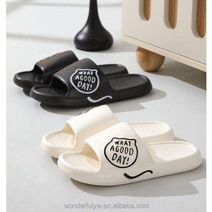 Pantuflas de Interior para Hombre, Nuevas, Modernas, de EVA, con Parte Superior Ondulada, para Baño, de Verano, Suaves y Sencillas, para Parejas - Product Image 2