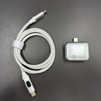 Câble de charge rapide Type-C 140W à éjection automatique, en alliage d'aluminium écologique, avec puce IA et protection contre les surcharges, pour ordinateur et écouteurs intelligents