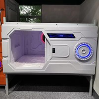 Ensemble de meubles de lit capsule individuelle moderne, lit capsule intelligent