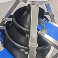 Machine à runder la pâte entièrement automatique et continue en acier inoxydable pour la transformation alimentaire – Diviseuse et rondeuse à boulettes et pétrissage
