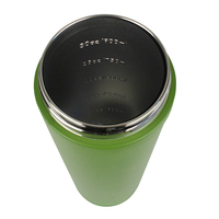 Gourde de sport portable en aluminium pour protéines, milkshakes et boissons, avec impression de logo