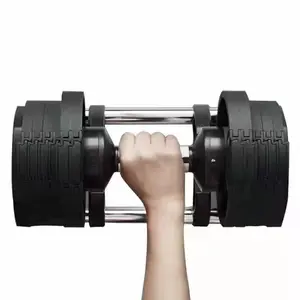 FDFIT spor ekipmanları ayarlanabilir ağırlık çelik halter seti 40kg/50kg özel standı ile