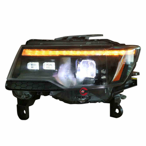 Faro Delantero Modificado para <span class=keywords><strong>Jeep</strong></span> Grand <span class=keywords><strong>Cherokee</strong></span> 2014 2015 2016 2017 2018 2019 2020 2021 <span class=keywords><strong>2022</strong></span>, Accesorios para Automóvil, Lámpara Frontal Automática - Product Image 4