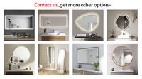 Infinity Espejo Armoire de salle de bain de luxe pour maquillage Grand miroir compact lumineux à LED pour appartement, hôtel, projet de coiffeuse