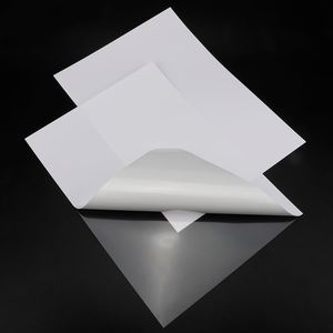 Papier autocollant Yupo imprimable jet d'encre A3 A4, support vinyle transparent, feuille autocollante mate transparente avec support plastique transparent - Product Image 2